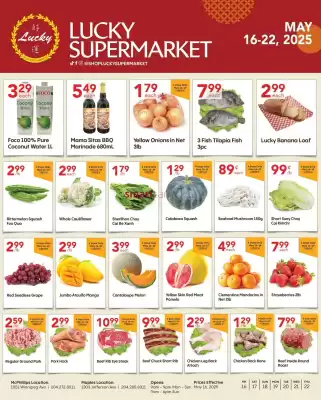 Lucky Supermarket flyer (valid until 22-05)