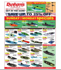 Dunham's Sports Weekly Ad week 20 Page 1