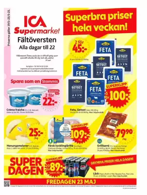 ICA Supermarket reklamblad