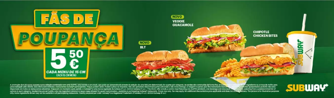 Folheto Subway (válido até 24-05)