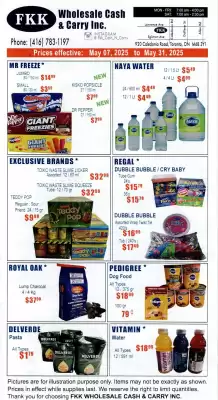 FKK Wholesale Cash & Carry flyer (valid until 24-05)