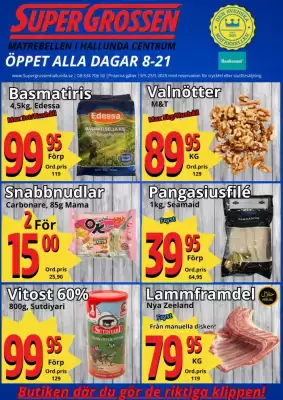 Supergrossen reklamblad