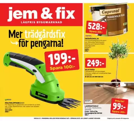 Jem&Fix reklamblad