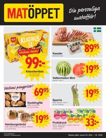 Matöppet reklamblad vecka 22 Sida 1