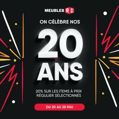 Meubles RD flyer (valid until 25-05)