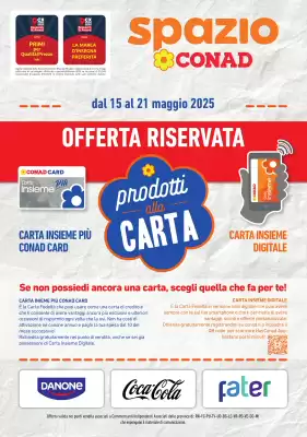 Volantino Spazio Conad (valido fino al 21-05)