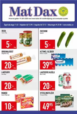 Matdax reklamblad