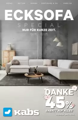 Kabs Polsterwelt Prospekt (gültig bis 22-05)