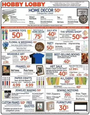Hobby Lobby Weekly Ad (valid until 24-05)
