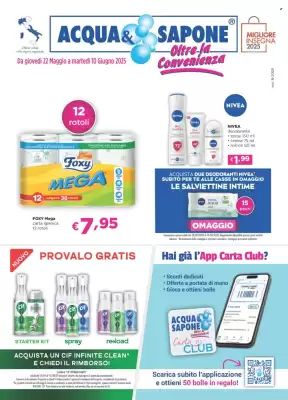 Volantino Acqua & Sapone (valido fino al 10-06)