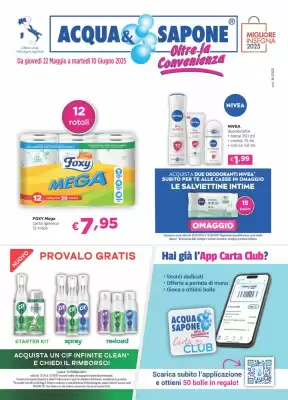 Volantino Acqua & Sapone (valido fino al 10-06)