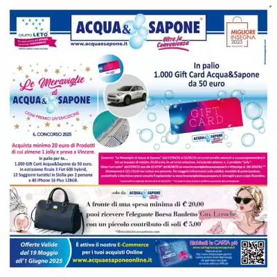 Volantino Acqua & Sapone (valido fino al 1-06)
