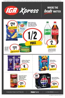 IGA Xpress catalogue