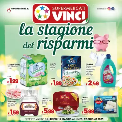 Volantino Supermercati Vinci (valido fino al 2-06)