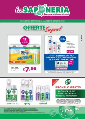 Volantino La Saponeria (valido fino al 10-06)