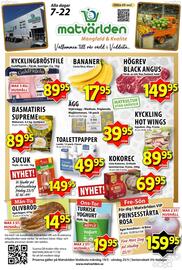 Matvärlden Tensta reklamblad vecka 21 Sida 1