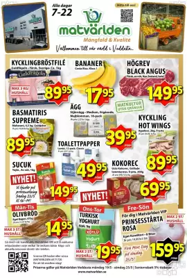 Matvärlden Tensta reklamblad