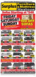 Surplus Furniture flyer week 21 Page 1