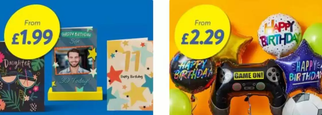 Card Factory leaflet (valid until 25-05)