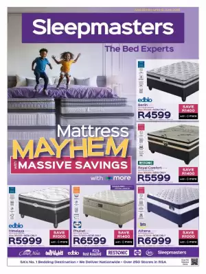 Sleepmasters catalogue