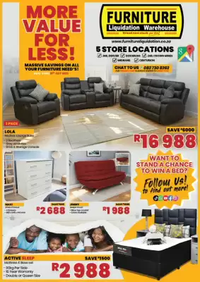 Furniture Liquidation Warehouse catalogue