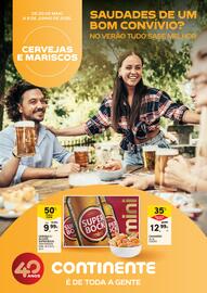 Folheto Continente | Cervejas e Mariscos Página 1