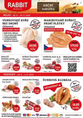RABBIT řeznictví leták