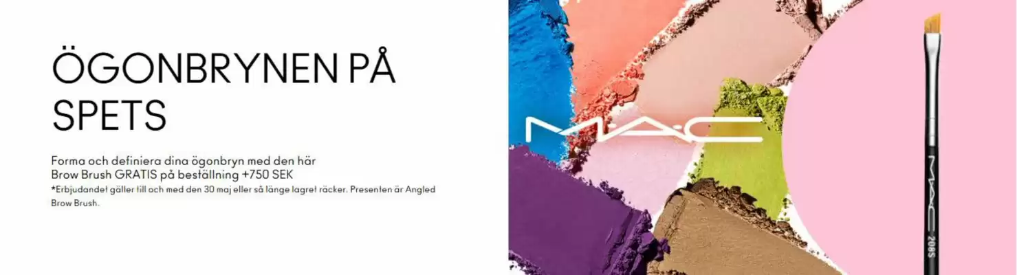 MAC Cosmetics reklamblad (giltig till och med 23-05)