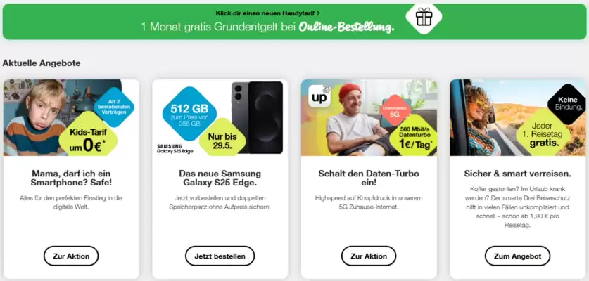 Drei Flugblatt (gültig bis 26-05)