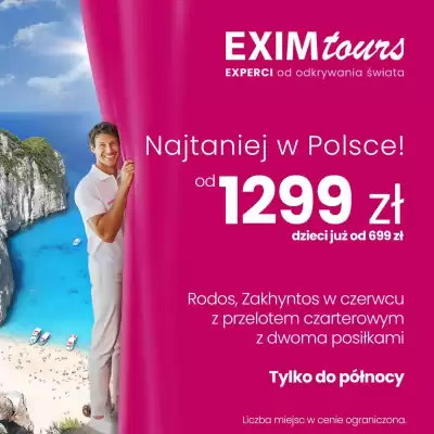EXIM Tours gazetka (ważność do 26-05)