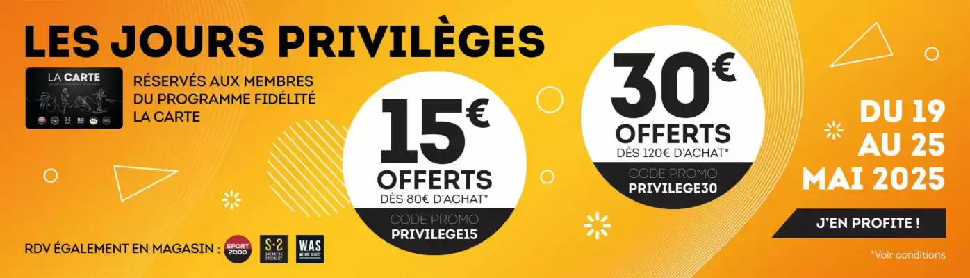 Catalogue Sport 2000 (valable jusqu'au 25-05)