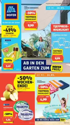 Hofer Flugblatt (gültig bis 28-05)