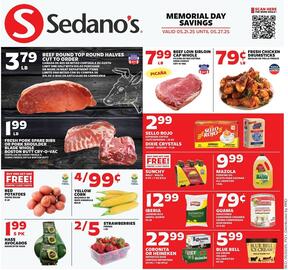 Sedano's Weekly Ad week 21 Page 1