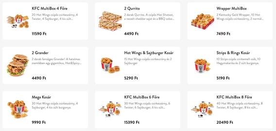 KFC akciós újság Oldal 1