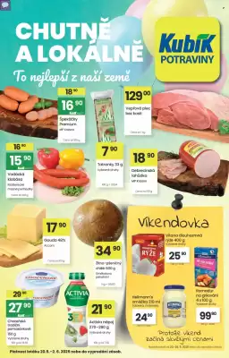 Kubík potraviny leták