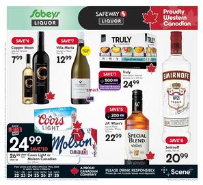 Sobeys Liquor flyer week 21 Page 1