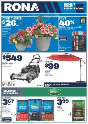 RONA flyer (valid until 28-05)