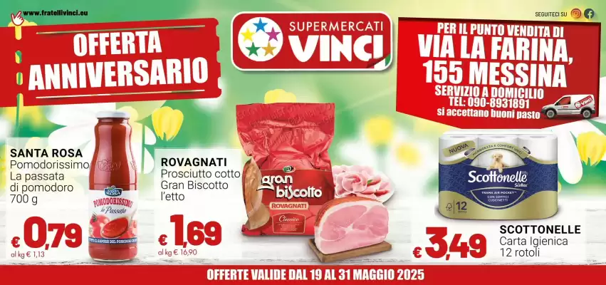 Volantino Supermercati Vinci (valido fino al 31-05)