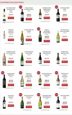 Chambers Cellars catalogue