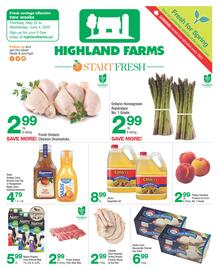 Highland Farms flyer Page 1