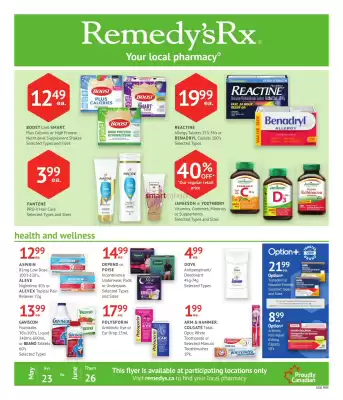 Remedy's RX flyer (valid until 4-06)