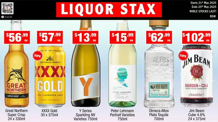 Liquor Stax catalogue