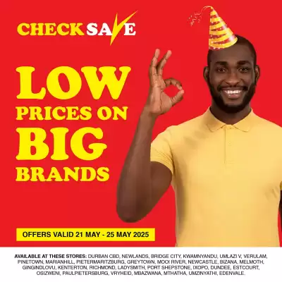 Check Save catalogue (valid until 7-06)