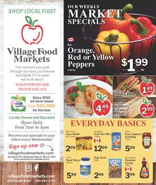Village Food Markets flyer Page 1
