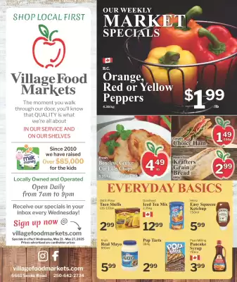 Village Food Markets flyer (valid until 17-06)