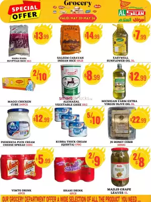 Al-Salam Supermarket flyer (valid until 27-05)