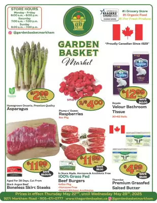 The Garden Basket flyer (valid until 28-05)