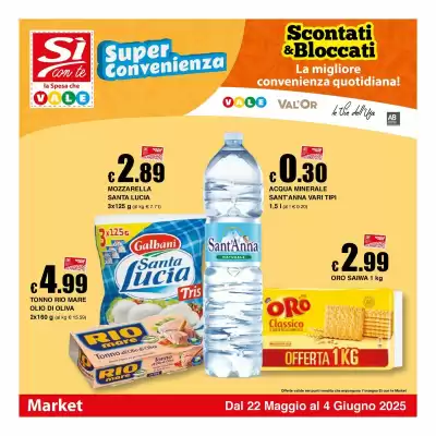 Volantino Sì con te Market (valido fino al 4-06)