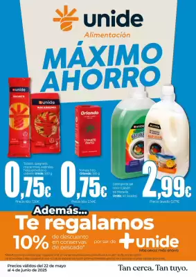 Folleto UNIDE Alimentación (válido hasta el 4-06)