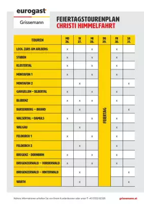 Eurogast Grissemann Flugblatt (gültig bis 31-05)